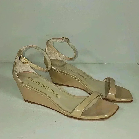 Stuart Weitzman Nudistcurve 50 Wedge - Picture 2 of 5